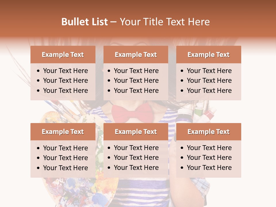 Lifestyle Working Portrait PowerPoint Template