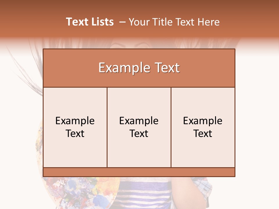 Lifestyle Working Portrait PowerPoint Template