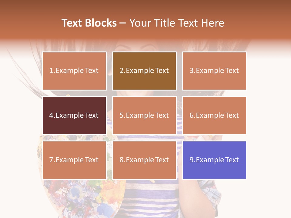 Lifestyle Working Portrait PowerPoint Template