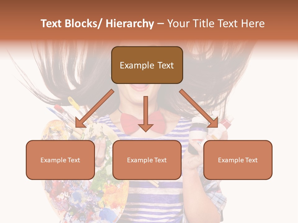 Lifestyle Working Portrait PowerPoint Template