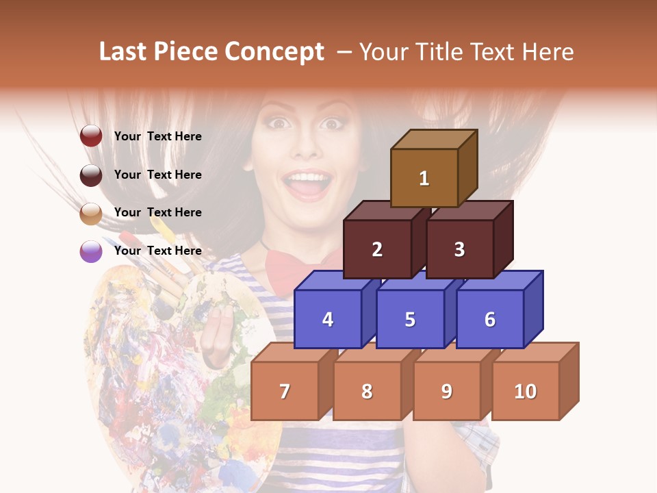 Lifestyle Working Portrait PowerPoint Template