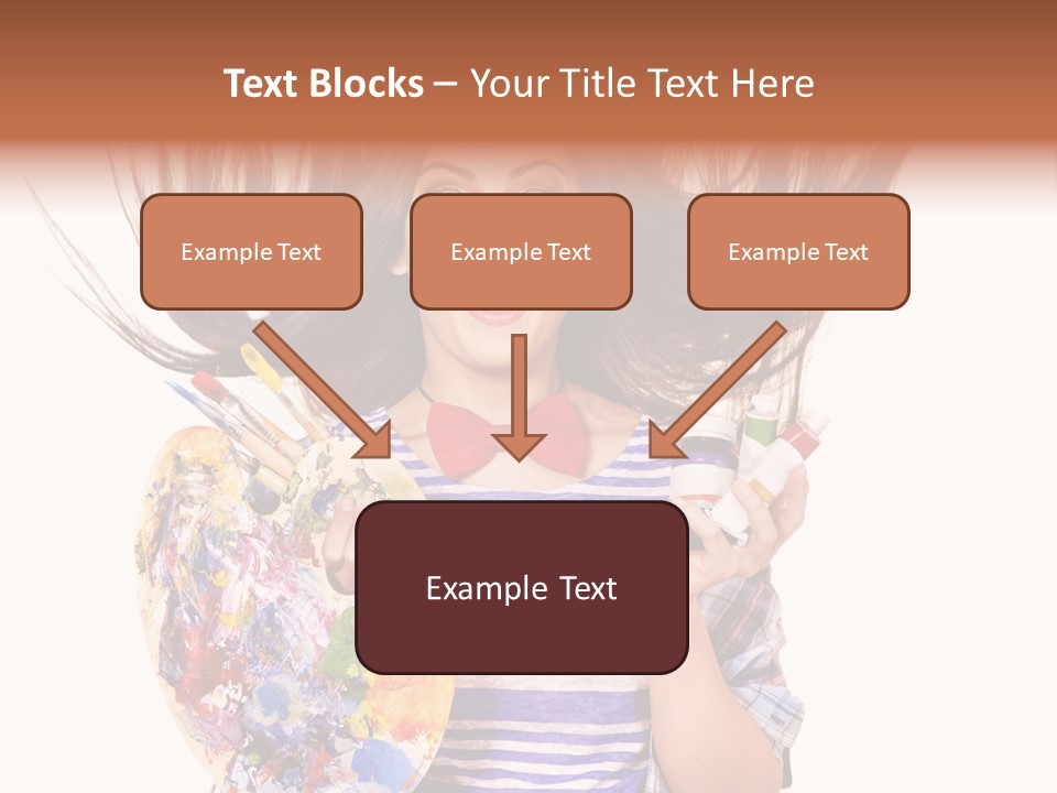 Lifestyle Working Portrait PowerPoint Template