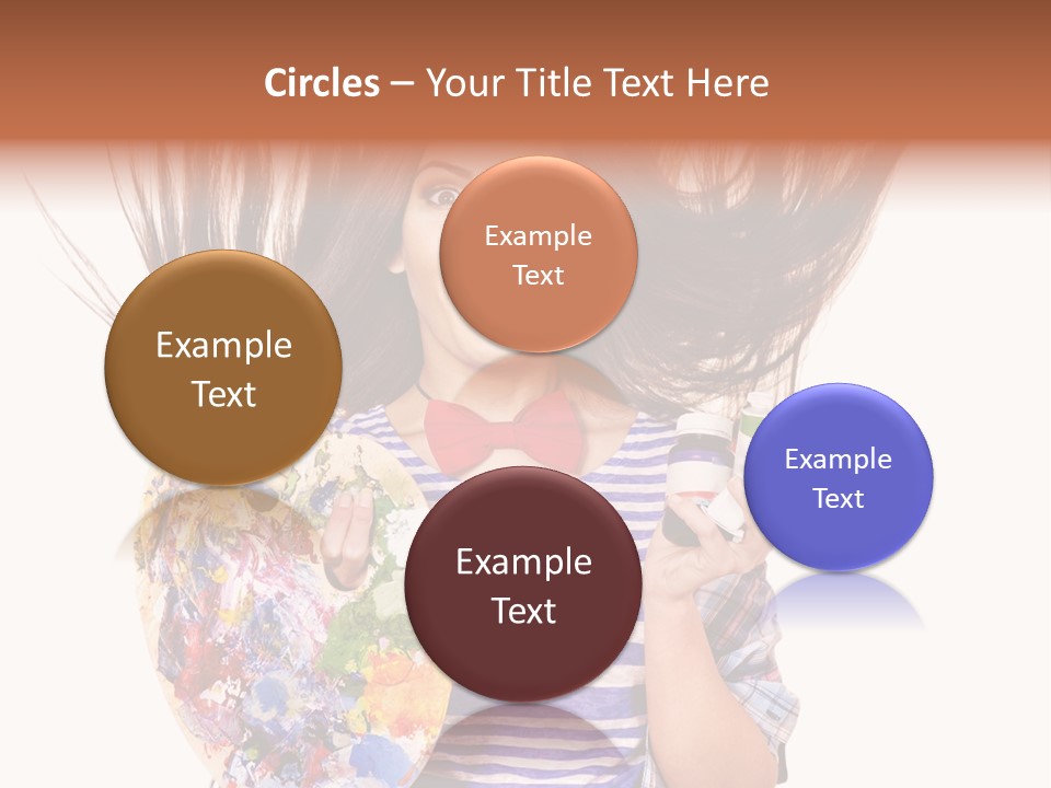 Lifestyle Working Portrait PowerPoint Template