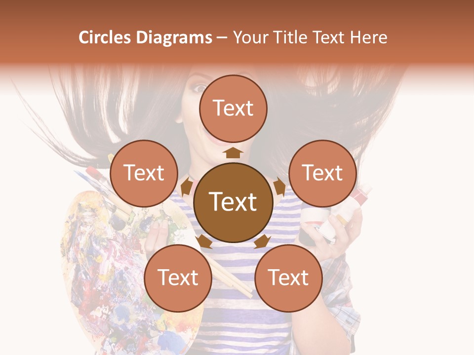 Lifestyle Working Portrait PowerPoint Template