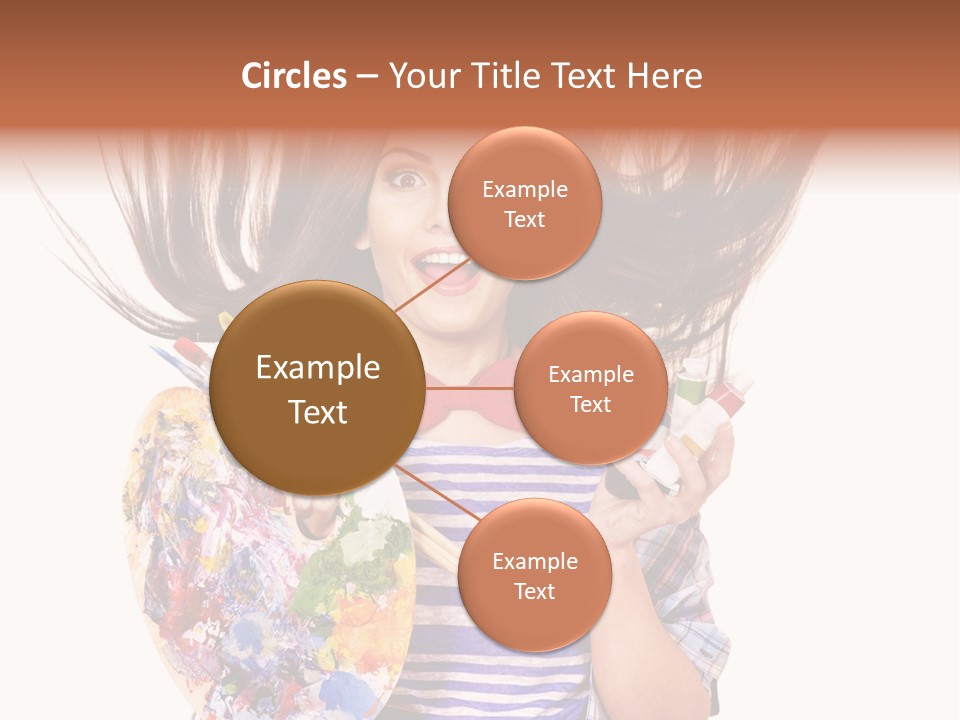 Lifestyle Working Portrait PowerPoint Template