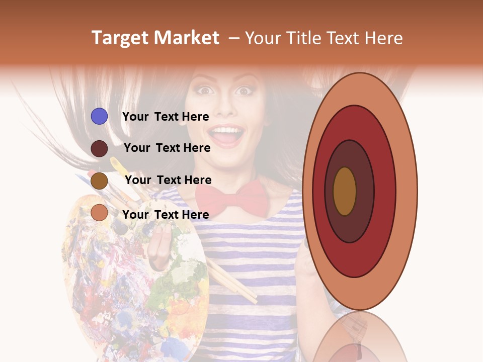 Lifestyle Working Portrait PowerPoint Template