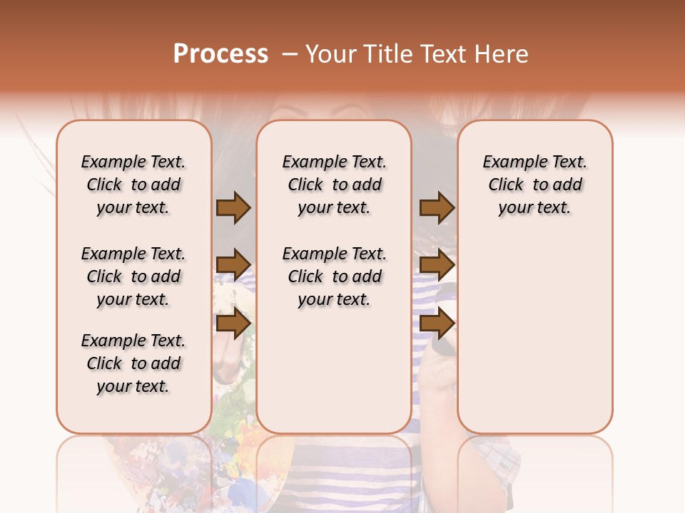 Lifestyle Working Portrait PowerPoint Template