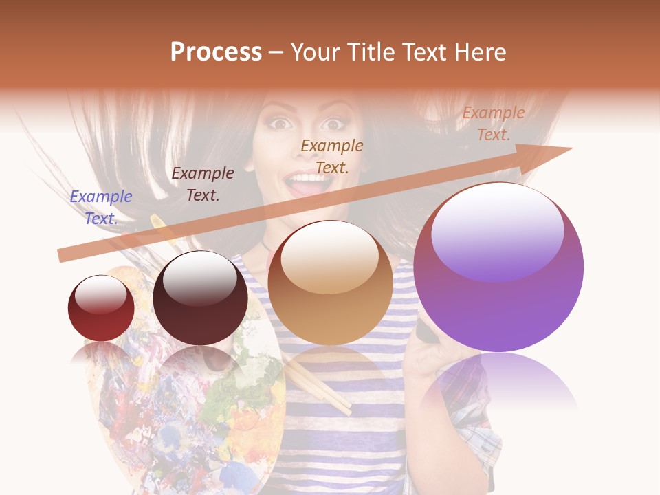 Lifestyle Working Portrait PowerPoint Template