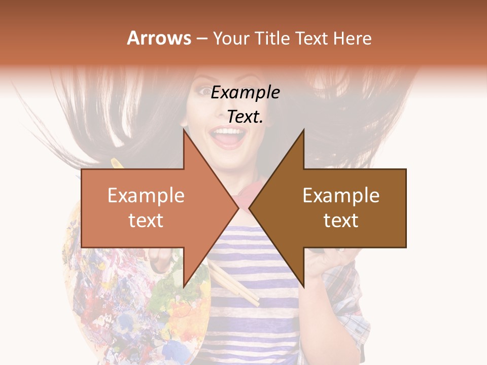 Lifestyle Working Portrait PowerPoint Template