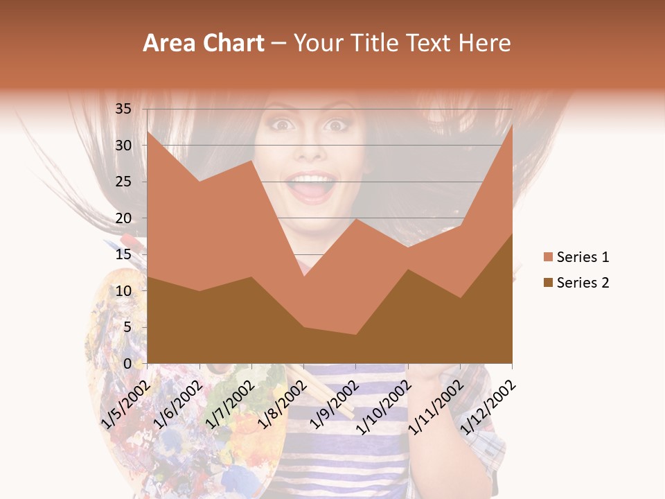Lifestyle Working Portrait PowerPoint Template