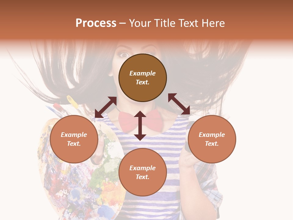 Lifestyle Working Portrait PowerPoint Template