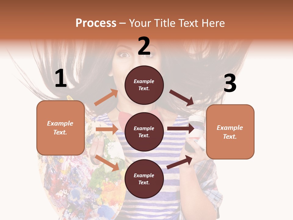 Lifestyle Working Portrait PowerPoint Template