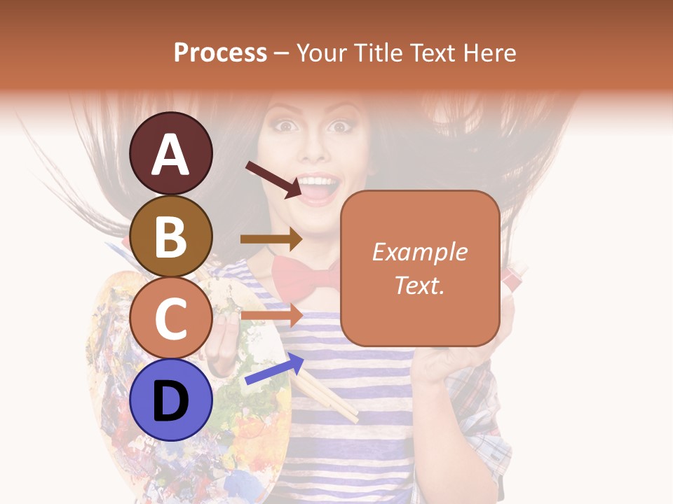 Lifestyle Working Portrait PowerPoint Template