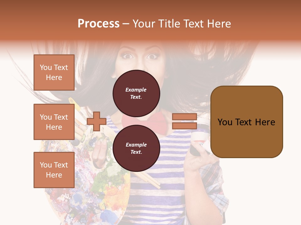 Lifestyle Working Portrait PowerPoint Template