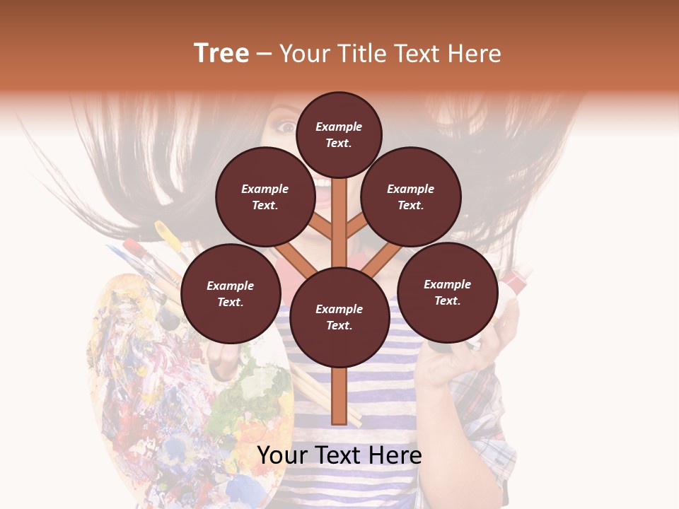 Lifestyle Working Portrait PowerPoint Template