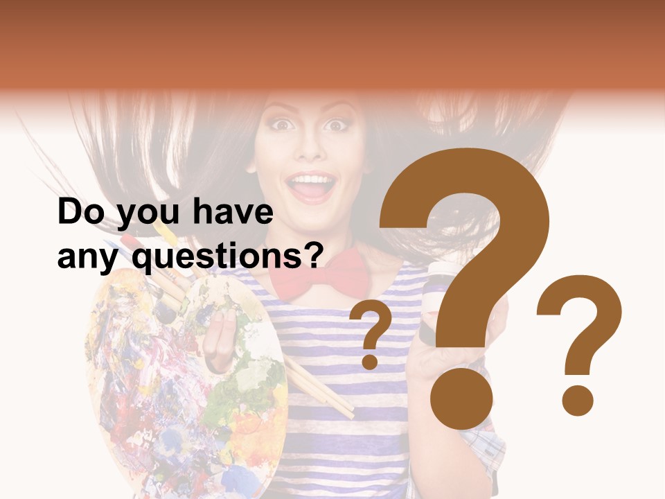 Lifestyle Working Portrait PowerPoint Template