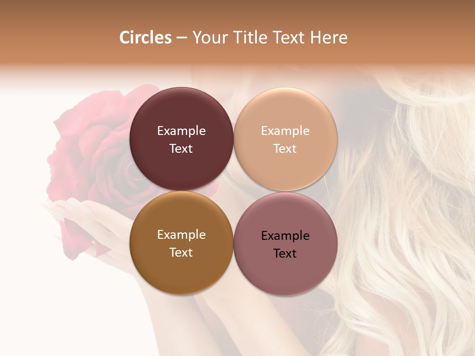 Long Lady Pretty PowerPoint Template