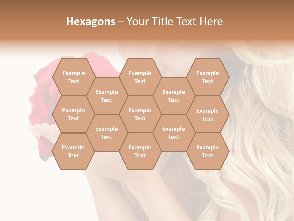 Long Lady Pretty PowerPoint Template