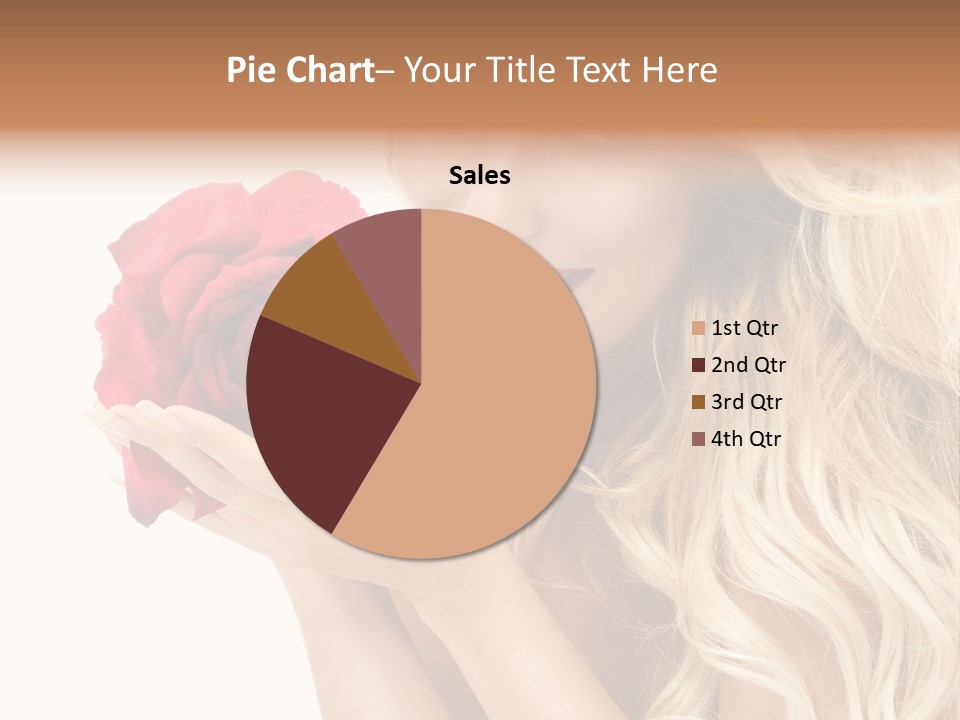 Long Lady Pretty PowerPoint Template