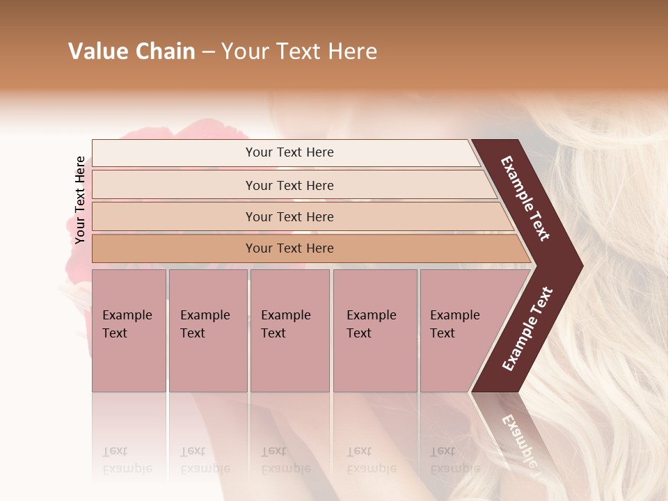 Long Lady Pretty PowerPoint Template