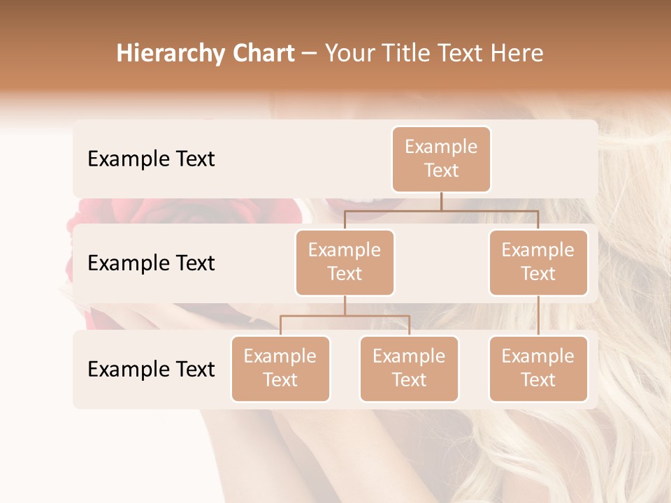 Long Lady Pretty PowerPoint Template