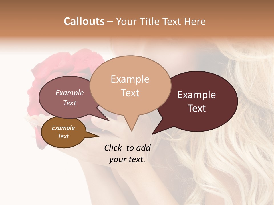 Long Lady Pretty PowerPoint Template