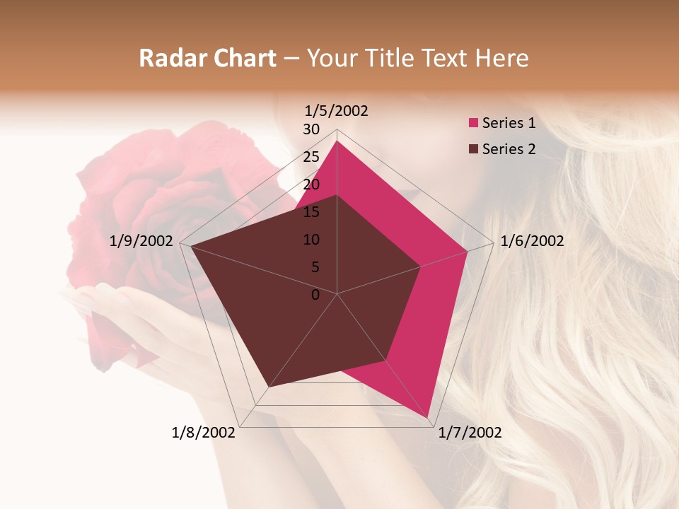 Long Lady Pretty PowerPoint Template