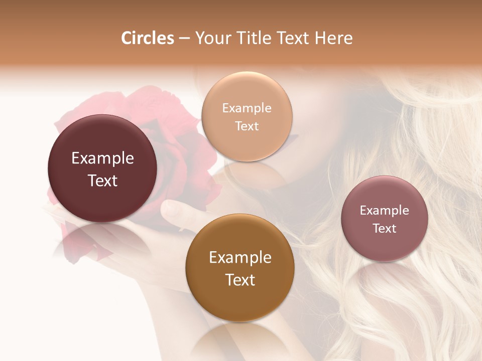 Long Lady Pretty PowerPoint Template