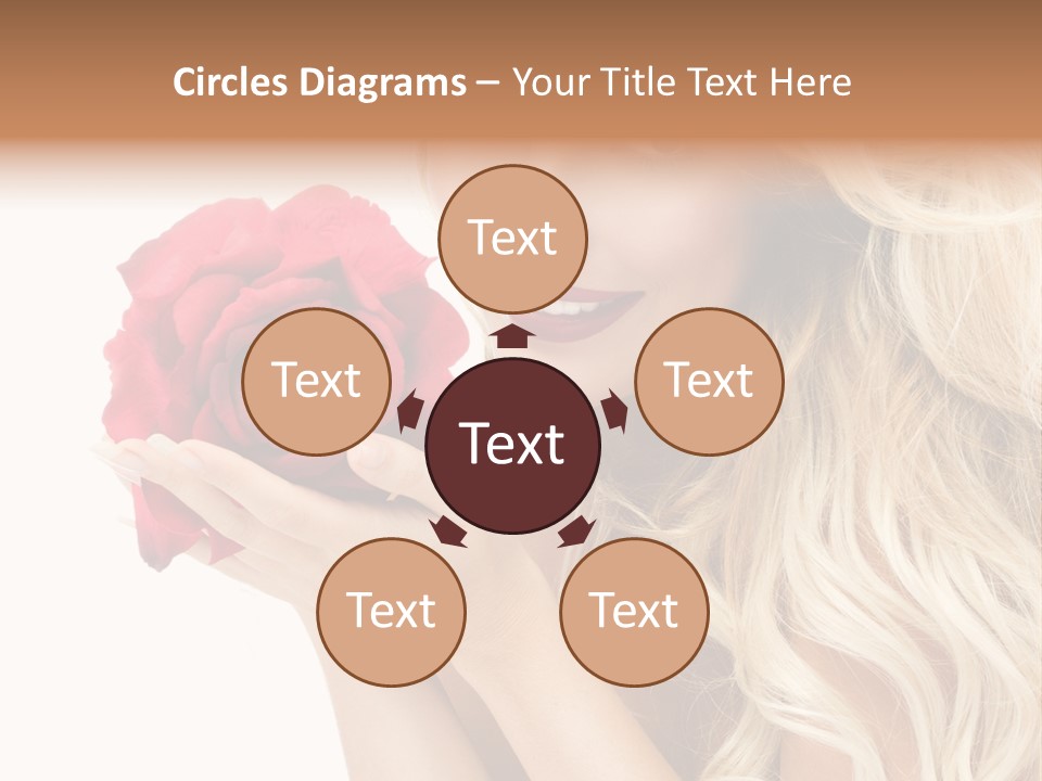 Long Lady Pretty PowerPoint Template