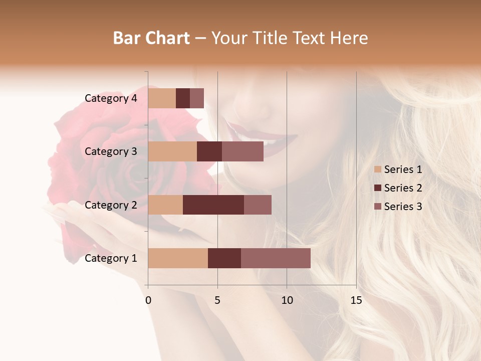 Long Lady Pretty PowerPoint Template