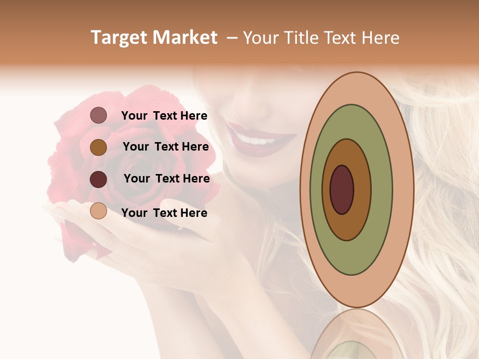 Long Lady Pretty PowerPoint Template