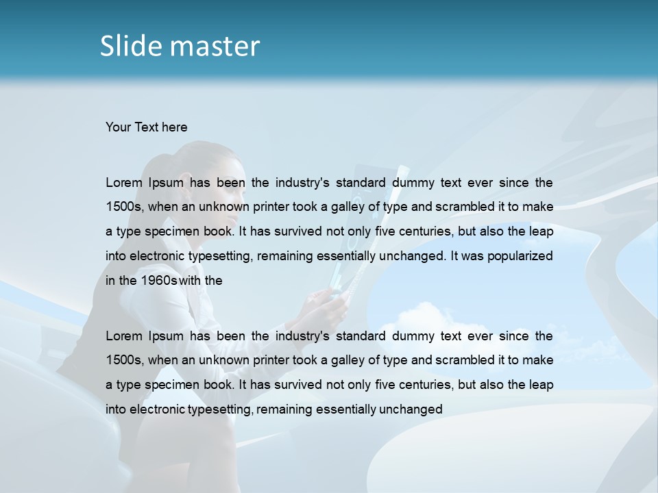 Secretary Person Job PowerPoint Template