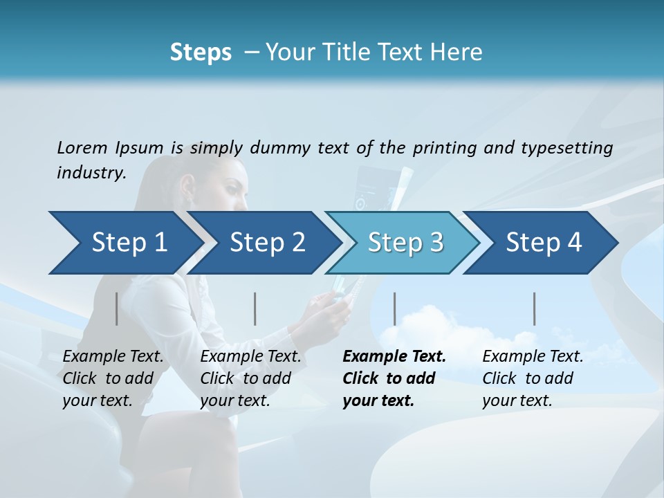 Secretary Person Job PowerPoint Template
