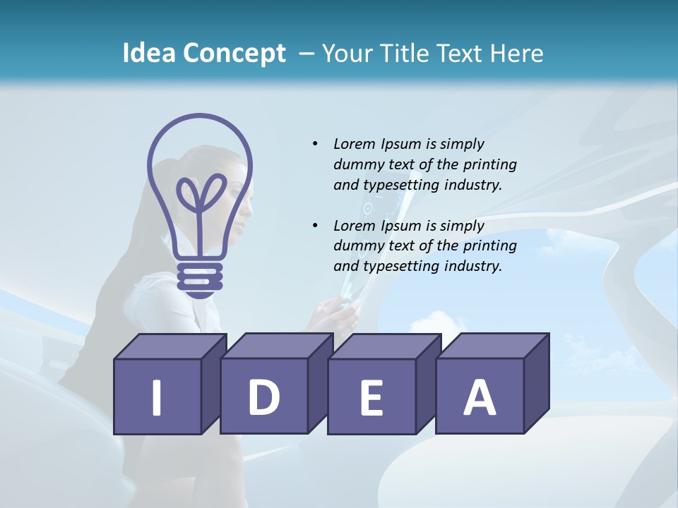 Secretary Person Job PowerPoint Template