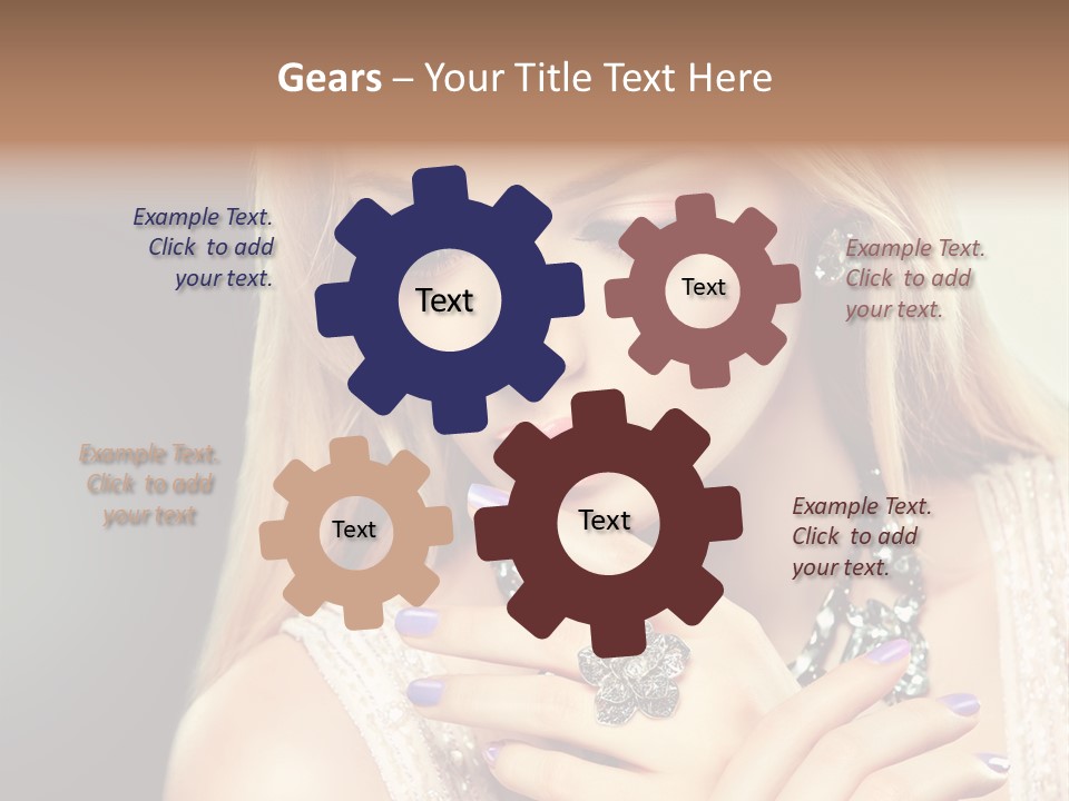 Beauty Gloss Color PowerPoint Template
