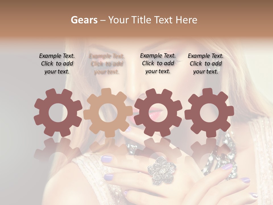 Beauty Gloss Color PowerPoint Template