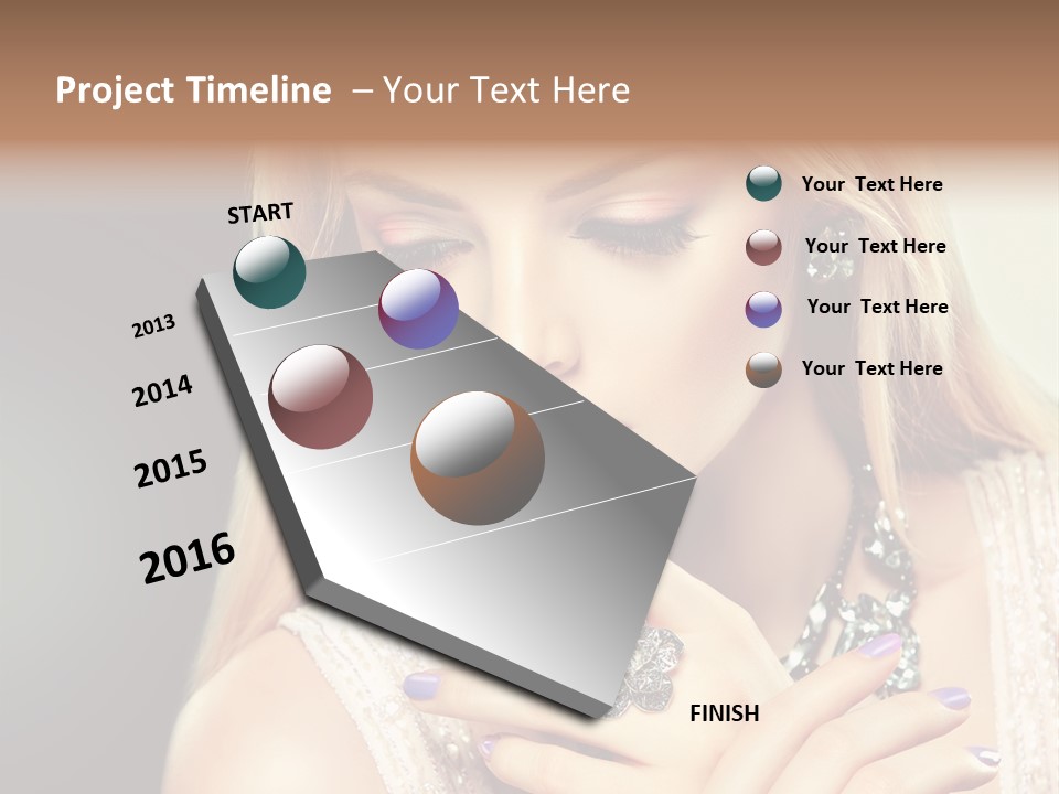 Beauty Gloss Color PowerPoint Template