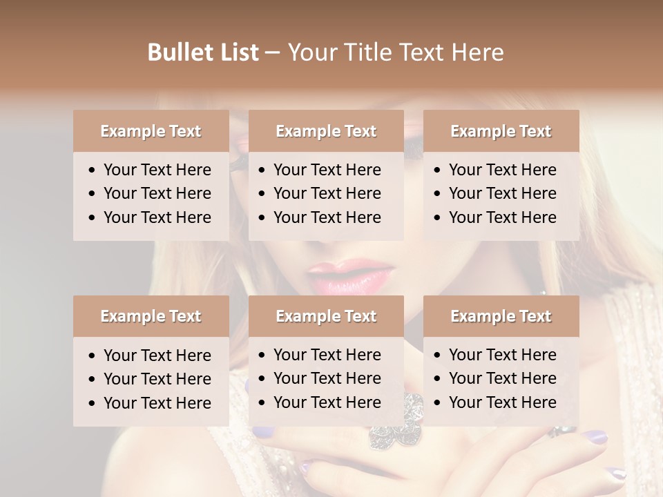 Beauty Gloss Color PowerPoint Template