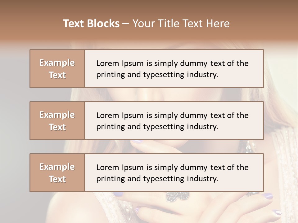 Beauty Gloss Color PowerPoint Template