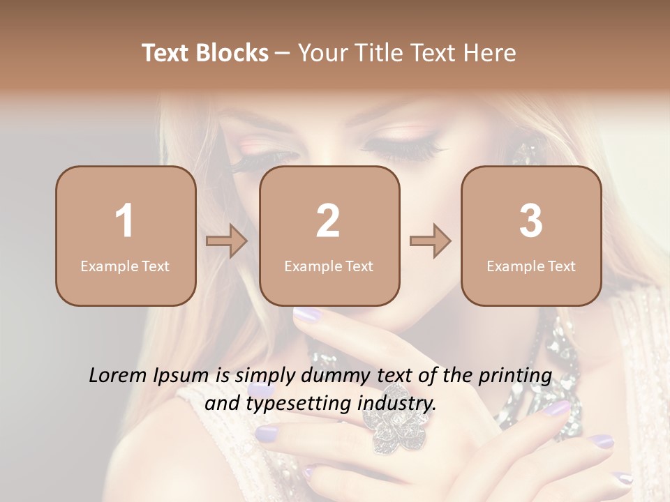 Beauty Gloss Color PowerPoint Template
