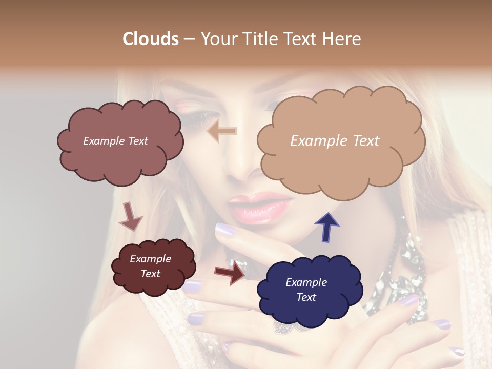 Beauty Gloss Color PowerPoint Template