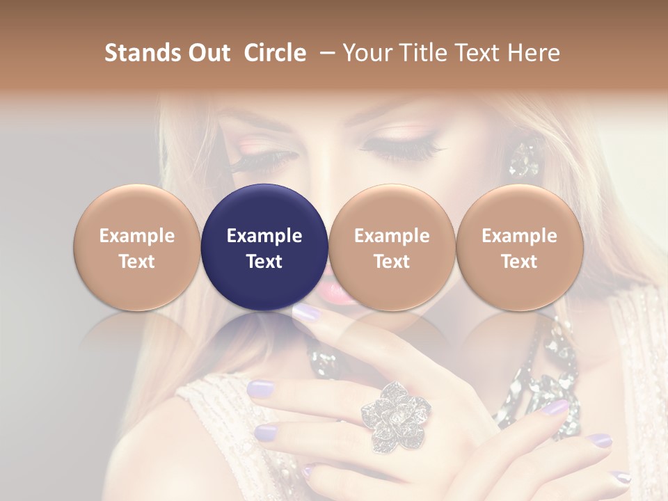 Beauty Gloss Color PowerPoint Template