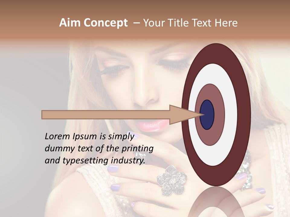 Beauty Gloss Color PowerPoint Template