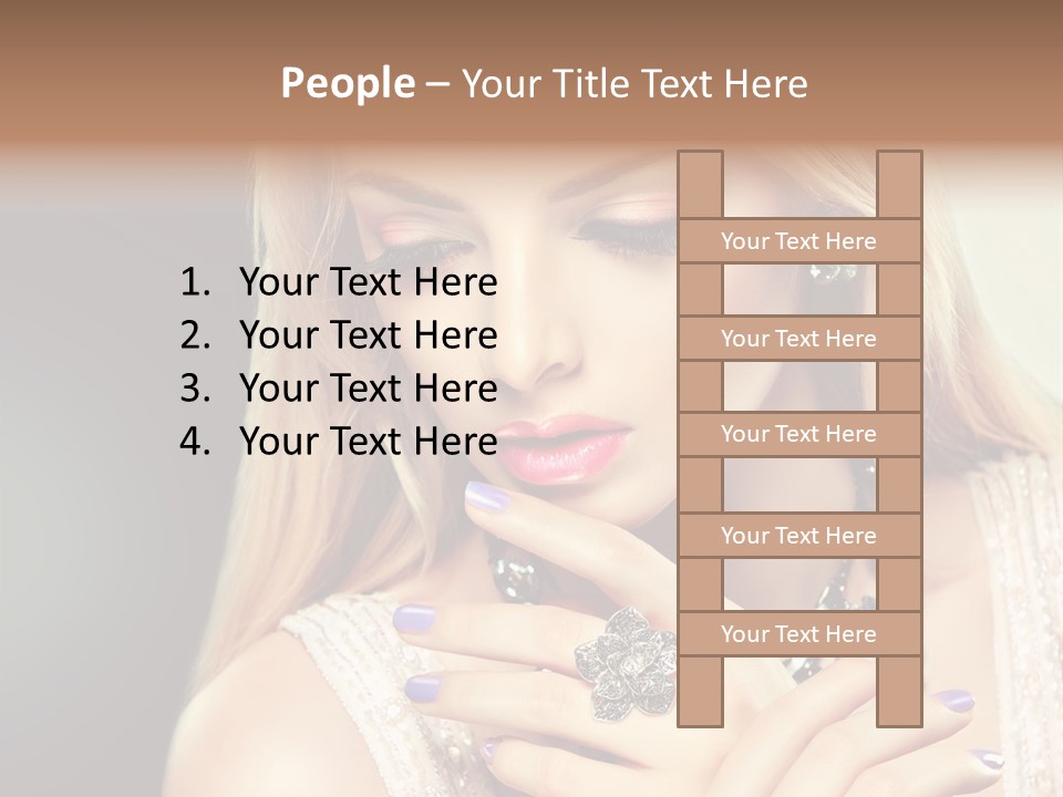 Beauty Gloss Color PowerPoint Template