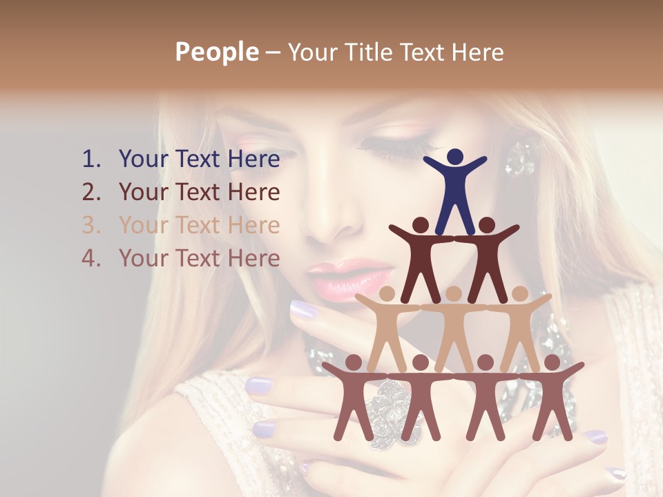 Beauty Gloss Color PowerPoint Template