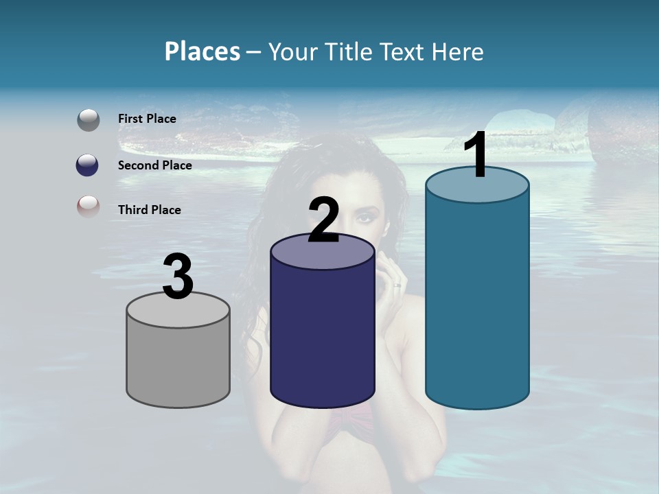 Blonde Tan Sun PowerPoint Template