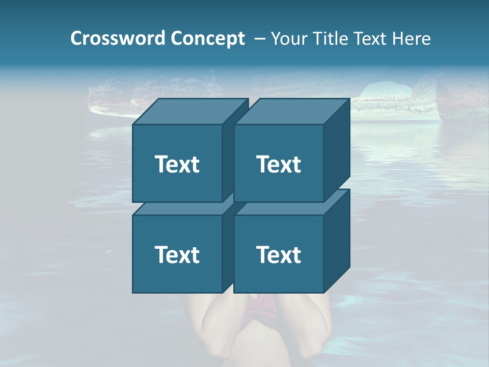 Blonde Tan Sun PowerPoint Template