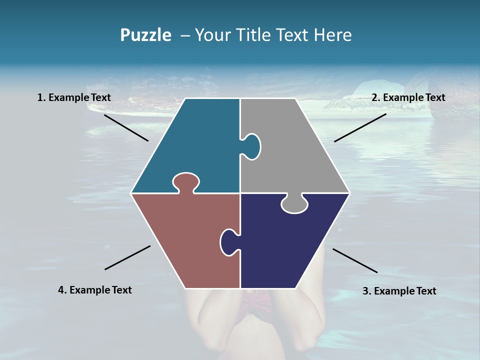 Blonde Tan Sun PowerPoint Template