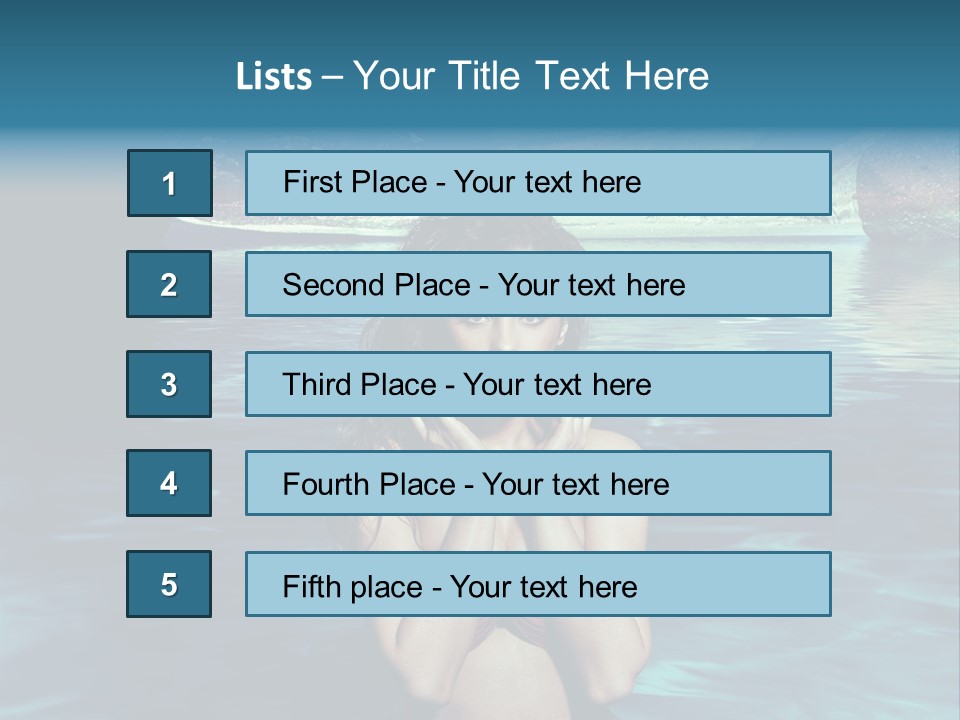 Blonde Tan Sun PowerPoint Template