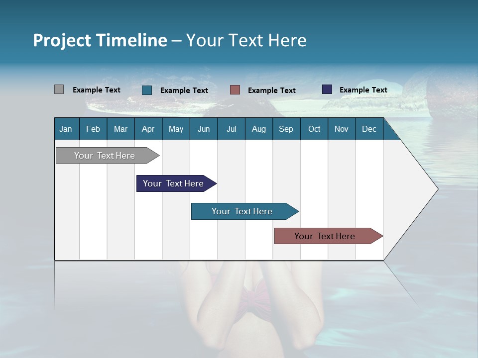 Blonde Tan Sun PowerPoint Template